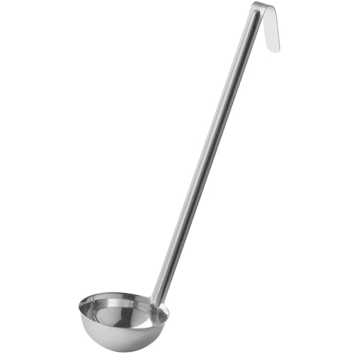 OCS Parts Pro Series Stainless Steel Culinary Ladle | 5-Ounce | One-Piece Dishwasher Safe Home, Restaurant, Buffet and Catering Serving Ladle for Sauces, Soup, Gravy, and Salad Dressing - size: 5 Ounce