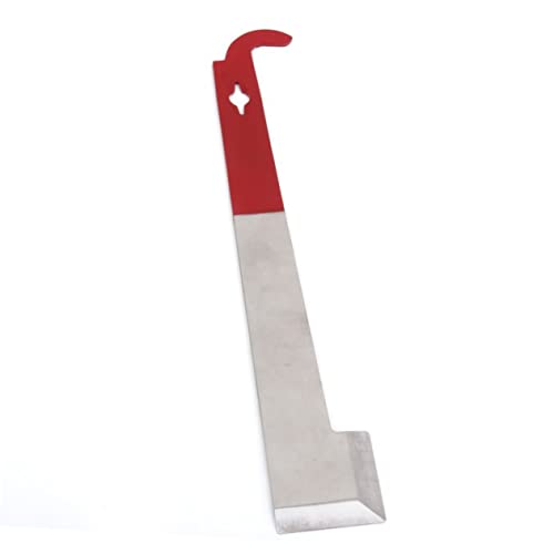 BESPORTBLE Beehive Tool Stainless Steel j Hook Pry Tool Beekeeping Equipment Hanging Hole Red Cm