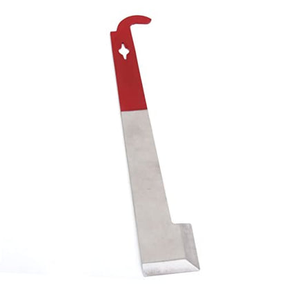 BESPORTBLE Beehive Tool Stainless Steel j Hook Pry Tool Beekeeping Equipment Hanging Hole Red Cm