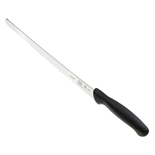 Mercer Culinary M23213 Millenia Black Handle, 12-Inch Wavy Edge, Brisket Knife - size: 12", style: Wavy Edge Brisket Knife