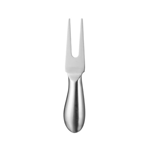 Stainless steel hollow handle cheese knife set 3Cr13 cheese butter fork baking special tool (9 knife types to choose from) one-piece molding easy to clean - size: Cheese fork