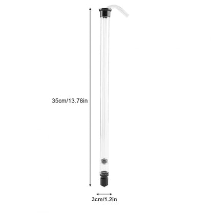 Auto Siphon, Plastic Siphon Wine Bottle Filler Racking Cane for Beer Wine Bucket Carboy Bottle with Tubing Plastic