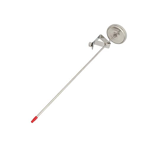 Homebrew Kettle Clip On Thermometer,Dial Thermometer,12" Stainless Steel Stem Meat Cooking Thermometer