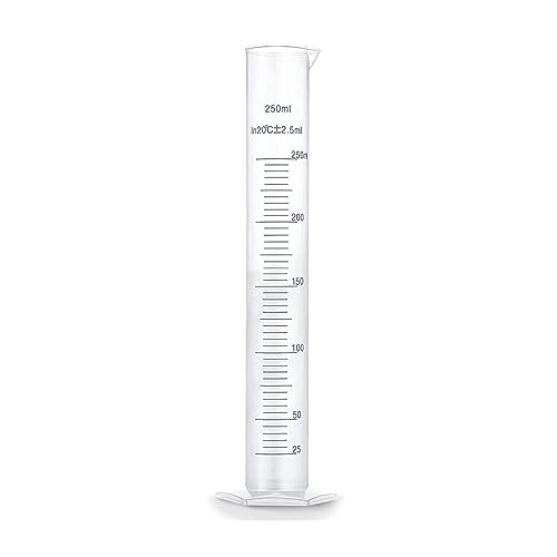 250 ML Hydrometer Test Jar, Measuring Cylinder,Test Homebrewed Beer, Wine, Mead, Cider,Easy to Use & Read