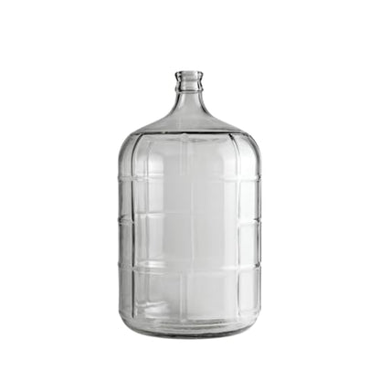 FastRack 3 Gallon Glass Carboy | Clear Fermenter for Wine & Beer | Italian Glass Carboy for Home Brewing, Fermentation Jar & Storage | Durable Wine Carboy & Fermenting Jug | #7 Stopper NOT Included