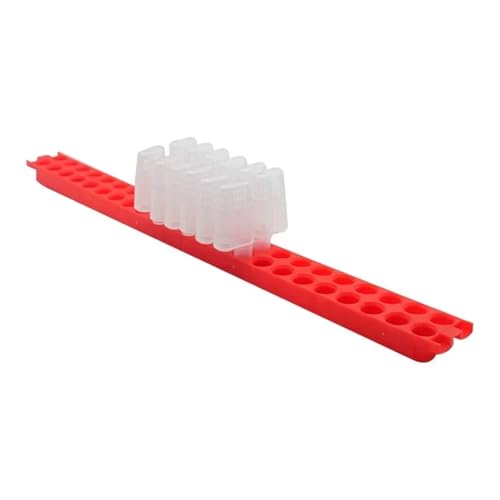 Queen Bee Cage Bee Queen Cage kit Transport Strip Red barwith 46 Queen Cages Prisoner King Cage Bee Cage Protection King Platform Anti Bite Control King for Beekeeping Supplies