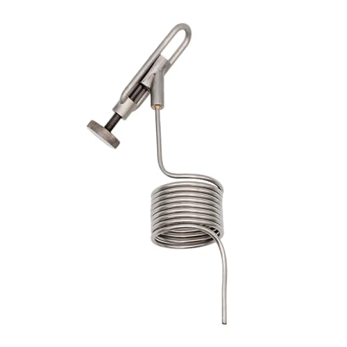 Home Brewing 1.5" TC Sample Valve Sampling Coil 304 Stainless Steel Conical Fermenter Accessories Brewing Accessories(Sample Coil 10 Turns) - color: Sample Coil 10 Turns