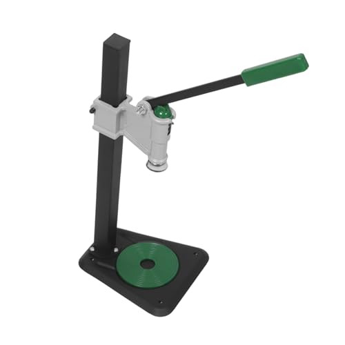 STOBAZA Manual Crown Cap Sealer for 26mm/29mm Soda Caps, Adjustable Height 7.8"-18.3" Iron Bottle Capper with Lever and Stable Tabletop Base for Home Brewing and Bar Counters