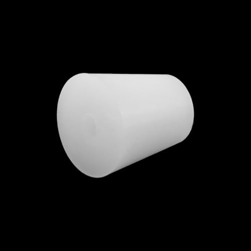 Silicone Stoppers Bungs, Standard 4#, with 6mm Aperture, 10Pcs | Flexible Silicone, Tight Seal, Precision Taper for Easy Fit, Single-Hole, For Flask, Plug Holes, Lab - size: 4#