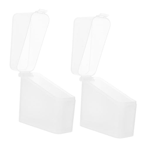 LIFKOME 2pcs Airtight Crisper Box for Storage Cheese Keeper Box Edges Food Storage Containers for Fridge