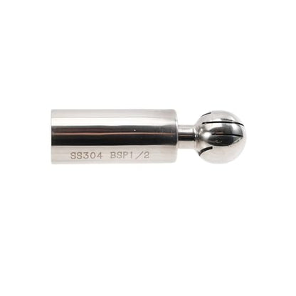 Rotating CIP Spray Ball with 1/2" Male BSPT Connection Stainless Steel 304 Homebrew Conical Fermenter Brew Kettle Keg CIP Washin