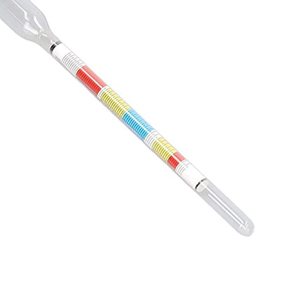 10Pcs Wine Making Meter, Home Brewing Beer Hydrometer Test Jar 3 Scales Household Supplies for Home Brewing Kit for Brew Beer, Wine, Mead