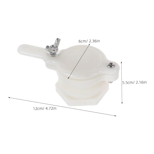 Toyvian 2pcs Plastic Honey Gate Valve for Beekeeping Efficient Honey Tool for All Scale Lightweight and Portable for Extractors and Buckets