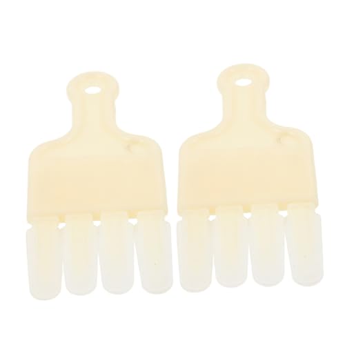 Homoyoyo 2pcs Beekeeping Jelly Scraper Pen Honey Manual Extraction Tool with 4-Row Blade for Beehive Frame Cleaning and Apiculture Supplies