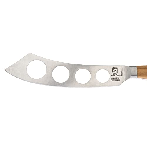 Mercer Culinary Renaissance Olive Wood Soft Cheese Knife, 5-Inch - color: Olive Wood Handle, size: 5-Inch Soft Cheese Knife