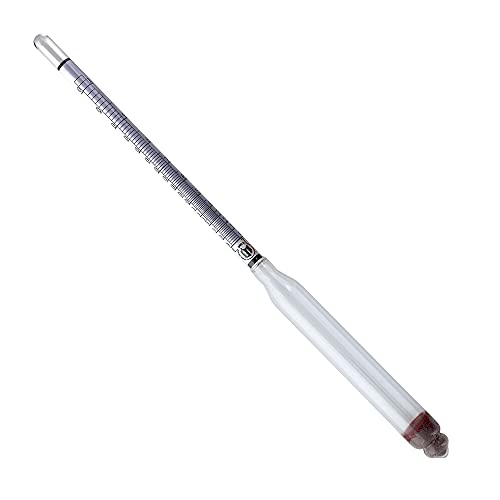 FastRack Name Hydrometer Alcohol 0-200 Proof and Tralle Hydrometer, Alcohol Proof Tester for Liquor, Distilling Moonshine - Alcohol Hydrometer for Proofing Distilled - size: 1 Count (Pack of 1)