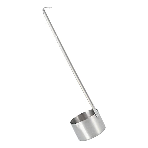 Buachois Wine Ladle, Stainless Steel Spoon with Hanging Hole and Pouring Spout Design for Kitchen Wine Beer Oil Vinegar Measuring (304 wine extract 500ML) - size: 304 wine extract 500ML