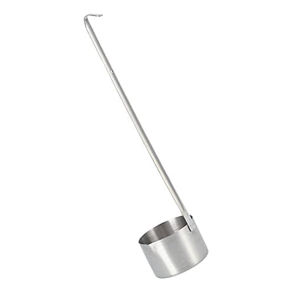 Buachois Wine Ladle, Stainless Steel Spoon with Hanging Hole and Pouring Spout Design for Kitchen Wine Beer Oil Vinegar Measuring (304 wine extract 500ML) - size: 304 wine extract 500ML