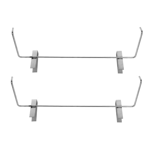 Hemoton 2Pcs Beekeeping Frame Holder Silver Stainless Hive Frame Holder Gripper Beehive Lifter Bee Hive Frame Tool Beekeeper Tool for Beekeeping Equipment