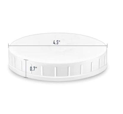 Airtight Lid With Silicone Gasket For Standard 110-400 Gallon Jar | Creates A Strong Airtight Seal For All Your Storage Needs | 2-Pack