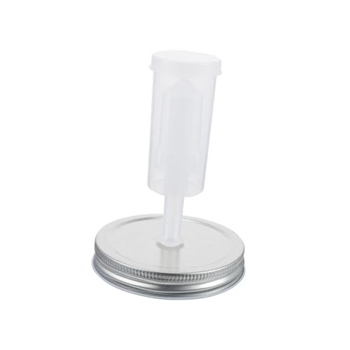 Fermenter Jar Lids Kit for Wide Mouth Mason Jars 87mm Diameter with Airlock Fermenting Lid and Pickles Making Accessories for Home Canning and Preserving Random Color
