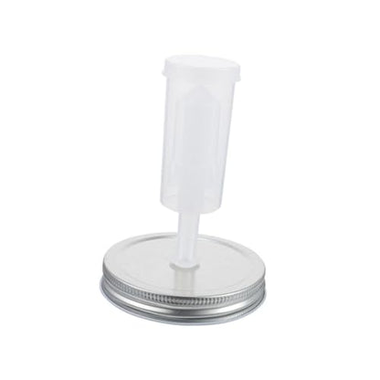 Fermenter Jar Lids Kit for Wide Mouth Mason Jars 87mm Diameter with Airlock Fermenting Lid and Pickles Making Accessories for Home Canning and Preserving Random Color
