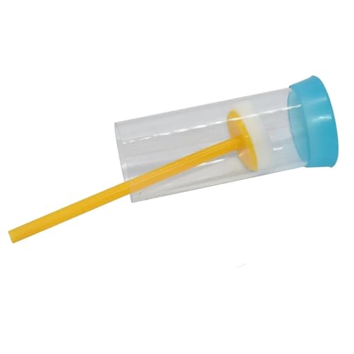 Bee Queen Marking Cage Bottle Box 8Pcs Bee Queen Marking Cage Bottle Box with Soft Plunger Marker Non-Toxic Beekeeping Equipment for Beekeeper Blue