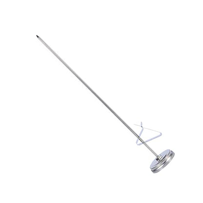 Stainless Steel Cooking Probe Thermometer with Clip for Food Meat Home Brew Wine Kettle 12 Long