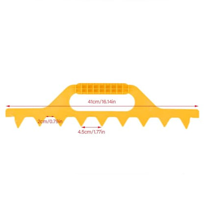 Beehive SPACING Tool Plastic Frame Spacer Beekeeping Equipment, 7/8/9 Frames (Yellow 8 Box) - color: Yellow 8 box