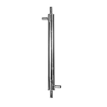 Fdit Cooler Distiller Condenser, 304 Stainless Steel External Cooling Pipe Tube for Home Brewery