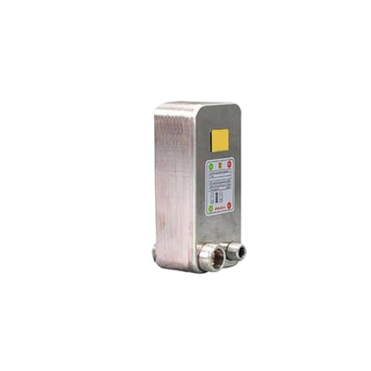 Heat Exchanger, 24 Plates Heat Exchanr Beer Wort Chiller Cooler SUS 304 Stainless Steel for Homebrew Beer for Floor Heating, Water Heating, Snow Melting(Different Side) - size: Different Side