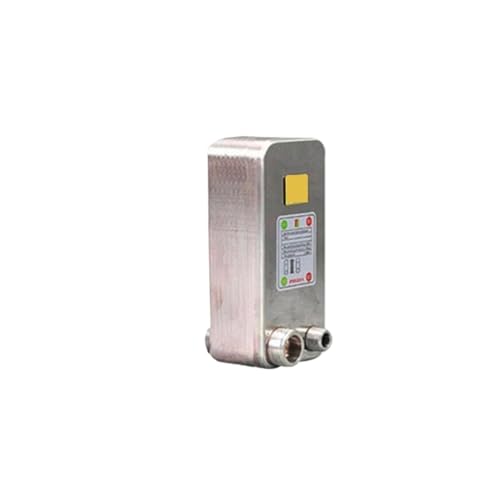Heat Exchanger, 24 Plates Heat Exchanr Beer Wort Chiller Cooler SUS 304 Stainless Steel for Homebrew Beer for Floor Heating, Water Heating, Snow Melting(Different Side) - size: Different Side