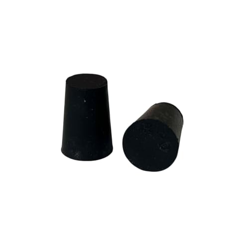 Rubber Stoppers, Size #0, Karter Scientific 216K2 (Pack of 6) - size: #0, style: PACK OF 6