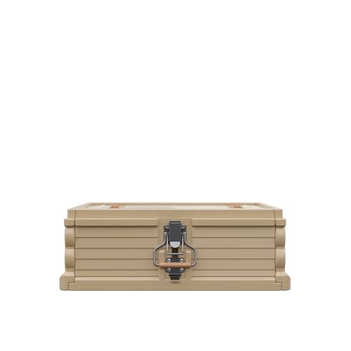 Apimaye Insulated Medium Super. Standard 10 Frame Langstroth Sized Super for bee Hives (Tan) (1)