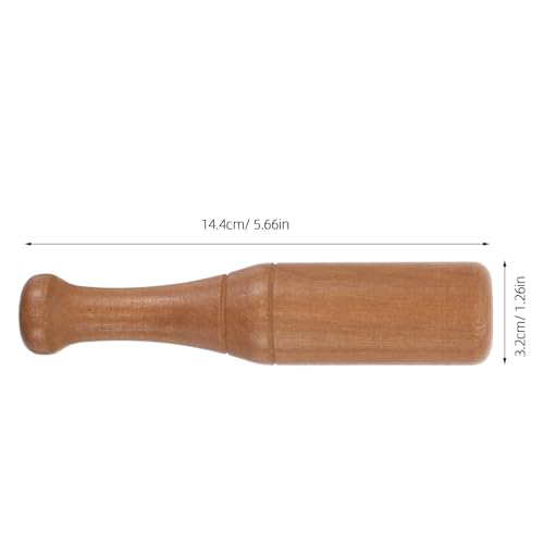 2pcs Sauerkraut Pounder for Mason Jars - Wood Pestle Stick Grinder Pestle Food Grinding Stick - Kitchen Muddler for Spice Grinding
