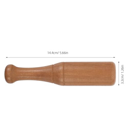 2pcs Sauerkraut Pounder for Mason Jars - Wood Pestle Stick Grinder Pestle Food Grinding Stick - Kitchen Muddler for Spice Grinding