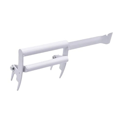 Ergonomic Stainless Steel Beekeeping Scraper Tool with Colorful Handle for Comfortable Grip and Durability Rustproof Clip - color: White