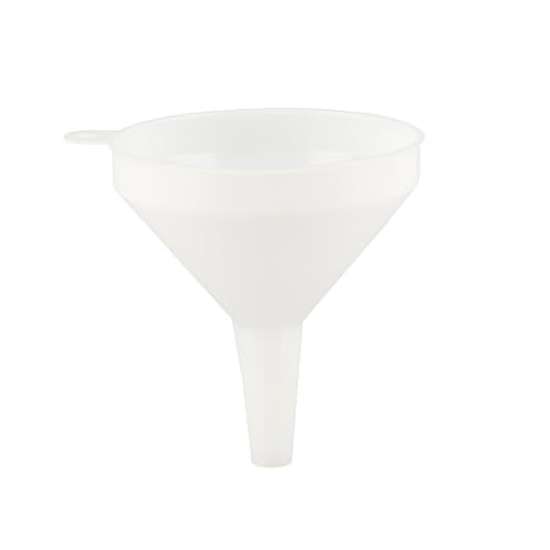 Restaurantware-Met Lux 8-ounce Plastic Funnel, 1 Plastic Funnel - Precise Spout, White Pouring Tool, Wide Spout, For Transferring Ingredients - size: 8 oz, style: Funnel