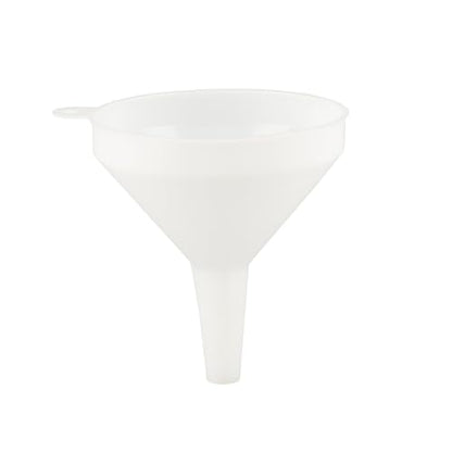 Restaurantware-Met Lux 8-ounce Plastic Funnel, 1 Plastic Funnel - Precise Spout, White Pouring Tool, Wide Spout, For Transferring Ingredients - size: 8 oz, style: Funnel