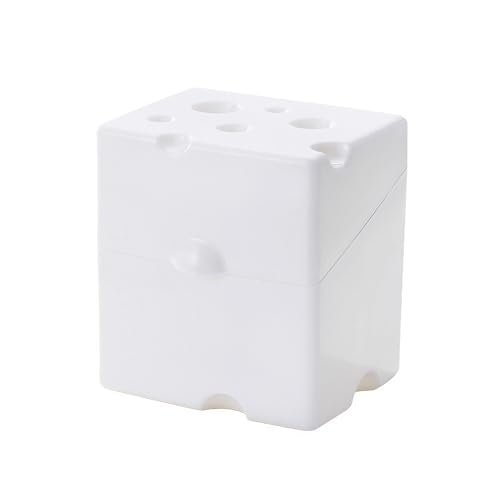 Cheese Storage Container White Refrigerator Box with Lid for Butter Snacks and Food Organization - color: white