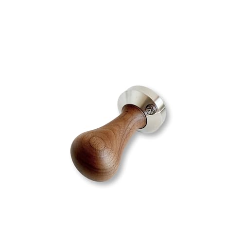 53.35mm Tamper designed to fit 54mm IMS Precision baskets. Wood handle and Food - Safe Stainless Steel base. Made in Italy