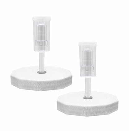 Fermentaholics 2 Pack - 110mm One Gallon Fermentation Lid, Gasket & 3-piece Airlock - Airtight Lid Turns Gallon Jar Into A Fermenter - Make Beer, Wine, Mead, Cider, Hard Kombucha, & More