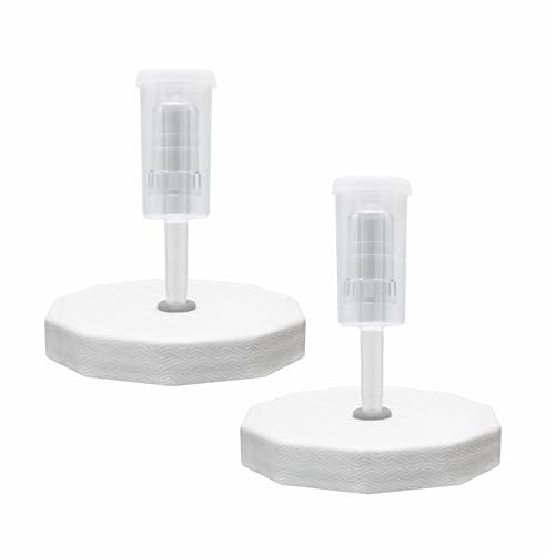 Fermentaholics 2 Pack - 110mm One Gallon Fermentation Lid, Gasket & 3-piece Airlock - Airtight Lid Turns Gallon Jar Into A Fermenter - Make Beer, Wine, Mead, Cider, Hard Kombucha, & More