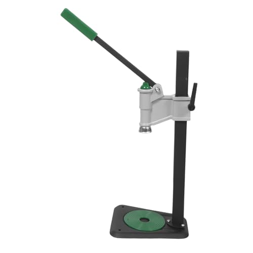 Manual Bottle Capper Tool for Glass Bottles Heavy Duty Iron Construction with Adjustable Height from 7.8" to 18.3" Detachable Design and Stable Tabletop Base for Parties and Bar