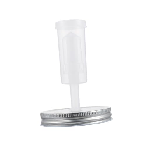 Fermentation Jar Lid Set for Wide Mouth Mason Jars 87mm Diameter with Airlock and Fermenter Tool for Home Kitchen Fermenting Random Color