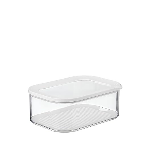 MEPAL, MODULA Food Storage Cheese Box with Lid for Parmesan, Cheddar, Feta, Mozzarella, All Cheese Types, BPA Free, 2000ml | 68oz, 1 Count
