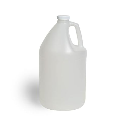 FastRack 1-Pack 1 Gallon Water Bottle - Round Plastic Jug Container with Lid | White Food Grade Gallon Water Jug, BPA-Free, Leak-Proof Pitcher with Lid Fermentation, Brewing, Storage & More - size: 1 x 1 Gallon