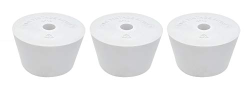 Home Brew Ohio #10 Drilled Rubber Stopper Set of 3