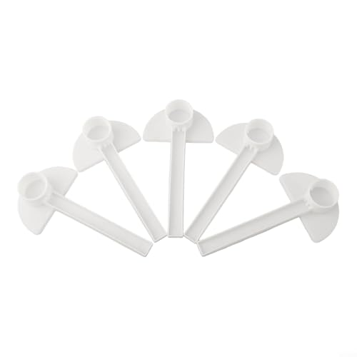 40Pcs Bee Water Feeder, Watering Station Dispenser, Bottle Mouth For Hive Management Garden Farm Use, For Beehive Drinking Feeding, White 15X3cm