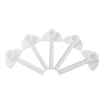 40Pcs Bee Water Feeder, Watering Station Dispenser, Bottle Mouth For Hive Management Garden Farm Use, For Beehive Drinking Feeding, White 15X3cm